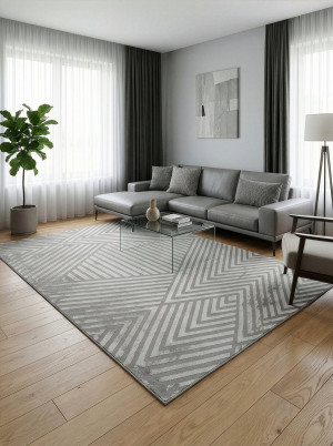 Dywan 80x150 cm beżowy wypukły falowany 3D NOVA1 Eurofirany