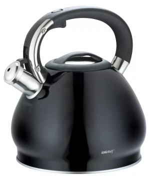 Czajnik tradycyjny nierdzewny 3,4l czarny Kinghoff KH-1221