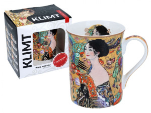 CARMANI Kubek Classic New- G.Klimt - Lady with fan