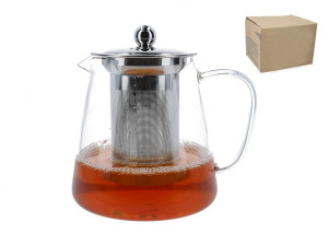 Szklany czajnik z zaparzaczem 750 ml