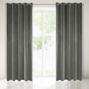 Zasłona gotowa Villa ciemna zieleń 140 x 250 cm Eurofirany