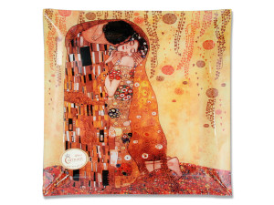 CARMANI Talerz dekoracyjny - G.Klimt - The Kiss 30x30cm