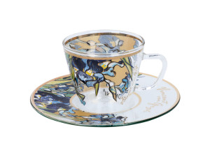 Filiżanka espresso - V. Van Gogh Irysy CARMANI