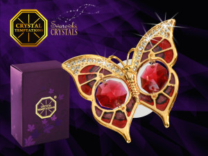 Figurka Carmani Crystals Motylek