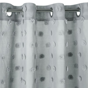 Zasłona na przelotach Stella 140 x 250 cm srebrna Design91