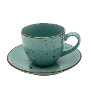 Alumina Bogucice Cottage Tiffany Filiżanka ze spodkiem 300 ml