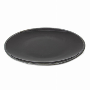 Alumina Bogucice Black Talerz deserowy 22 cm