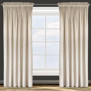 Zasłona gotowa Rosa 135 x 270 cm beż Design91