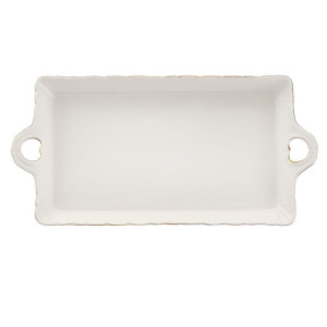 Villa Italia CLARA IVORY Taca prostokątna 30x14,5 cm