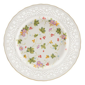 Villa Italia WALENCJA IVORY talerz deserowy ażurowy 19 cm