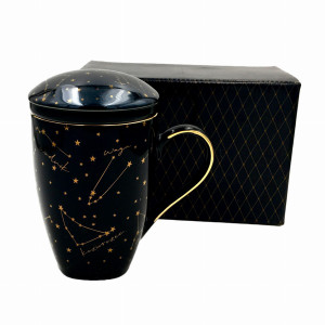 Kubek z zaparzaczem Zodiac Black Bogucice