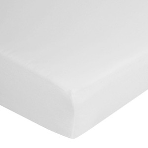 Prześcieradło Jersey z gumką 160x200 cm Białe