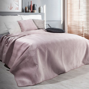 Narzuta Sofia 230x260 Pudrowa