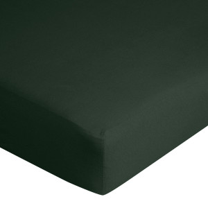 Prześcieradło Jersey z gumką 200x220 cm Ciemny Zielony
