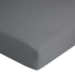 Prześcieradło Jersey z gumką 220x240 cm Stalowe