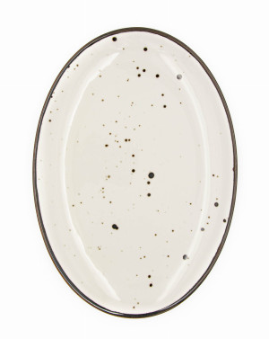 Alumina Bogucice Cottage Cream Półmisek owalny 34,5 cm