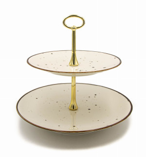 Patera 2 poziomy Alumina Bogucice Cottage Cream