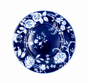Talerz deserowy 23 cm Evia Blue Bogucice