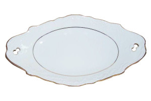 Rawier 25 cm Rococo Ćmielów Złota Linia
