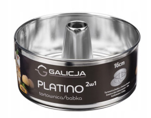 Tortownica Babka 2w1 PLATINO 16 cm