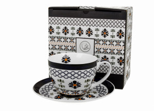 Filiżanka ze spodkiem 250 ml INDIGO 4