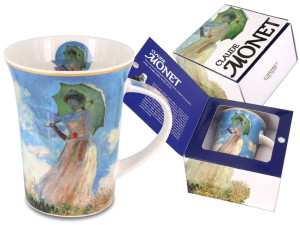 Kubek - Kobieta z Parasolem - Monet - CARMANI