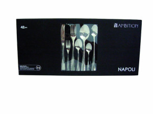 Ambition zestaw sztućców 42 el NAPOLI w pudełku 83815