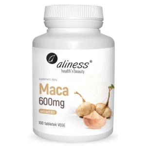Aliness Maca Ekstrakt 600 Mg 100 Tab. - Witalność I Energia