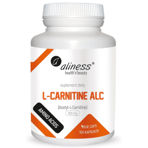 Aliness L-carnitine Alc 500 Mg 100 Kaps. – Wsparcie Energii I Metabolizmu Tłuszczów
