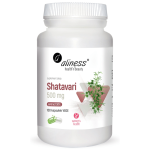 Aliness Shatavari 500 Mg 100 Kaps. – Naturalne Wsparcie Hormonalne I Równowaga Dla Kobiet