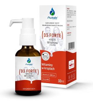Aliness Avitale Witamina D3 Forte 4000 Iu, 30 Ml – Naturalna Witamina D