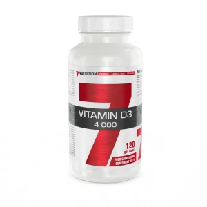 7nutrition Vitamin D3 4000 – 120 Kapsułek, Wsparcie Odporności, Kości I Mięśni