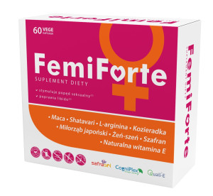 Aliness Femiforte – Naturalne Wsparcie Kobiecej Równowagi I Energii | 60 Kapsułek Vege