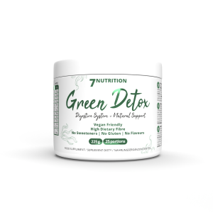 7nutrition Green Detox 225 G | Naturalny Detoks, Błonnik, Młody Jęczmień, Spirulina I Chlorella