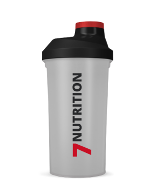 7nutrition Shaker 700ml White – Lekki Shaker Do Odżywek Z Sitkiem I Podziałką