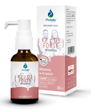 Aliness Avitale K2 Z D3 Forte 30 Ml – Naturalne Witaminy W Kroplach