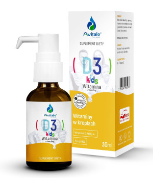 Aliness Avitale Witamina D3 Kids 30 Ml – Naturalna Witamina D Dla Dzieci