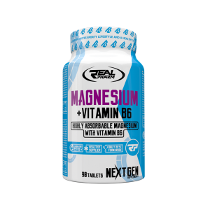 Real Pharm Magnesium + B6 90 Tabl. | Wsparcie Mięśni, Nerwów I Redukcja Zmęczenia