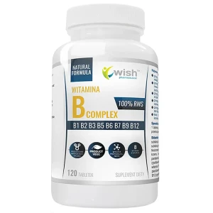 Wish Witamina B Complex 120 Tabletek - Energia I Odporność