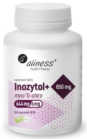 Aliness Inozytol Myo/d-chiro 650 Mg - 100 Vege Kaps