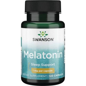 Swanson Melatonina 1mg (120 Kaps.)