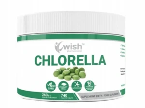 Wish Chlorella 500 Mg - 500 Tabletek - Detoks I Odporność