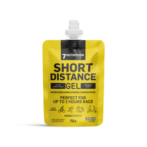 7nutrition Short Distance Gel 75g Lemon – żel Energetyczny | Szybka Energia | Beta-alanina | Cholina