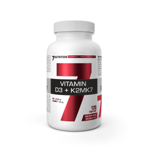 7nutrition Vitamin D3 + K2 Mk7 – 120 Kaps Vege | Wsparcie Odporności, Kości I Krzepnięcia Krwi