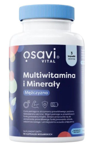 Osavi Multiwitamina I Minerały Mężczyzna (90 Kaps.)
