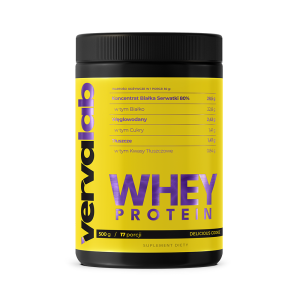 Vervalab Whey Protein Happy Cookie 500 G – Wpc 80%, 28,5 G Białka, Regeneracja I Masa Mięśniowa