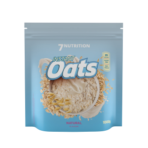 7nutrition Instant Oats 1kg – Natural | Płatki Owsiane Błyskawiczne, Zdrowe śniadanie