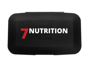 7nutrition Pillbox Black - Pudełko Na Tabletki I Kapsułki