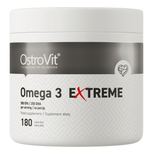 Ostrovit Omega-3 Extreme 180 Kaps. - Epa 500 Mg Wsparcie Serca