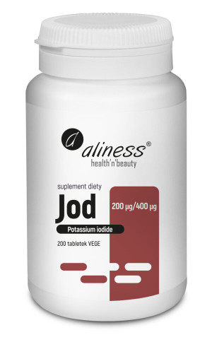 Aliness Jod 200 µg/400 µg - 200 Tabl. Wspiera Tarczycę